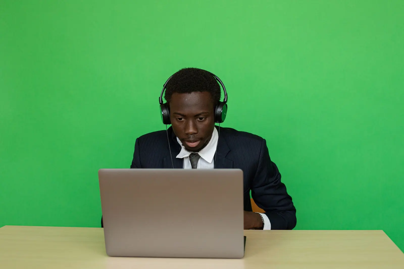 Developer in Nairobi building a business app on a laptop