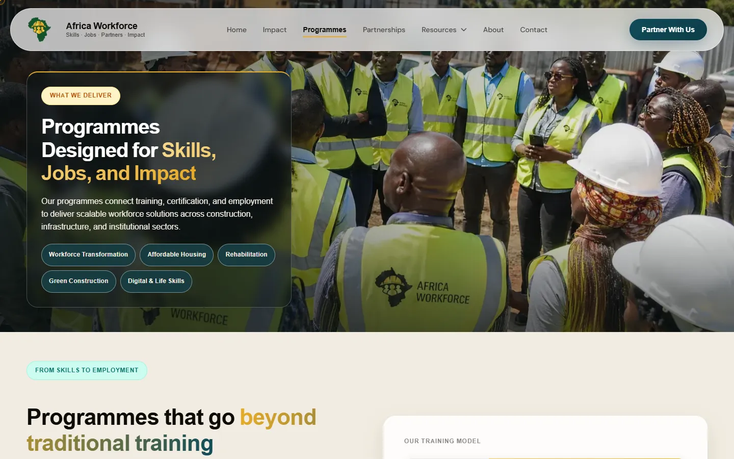 Africa Workforce website
